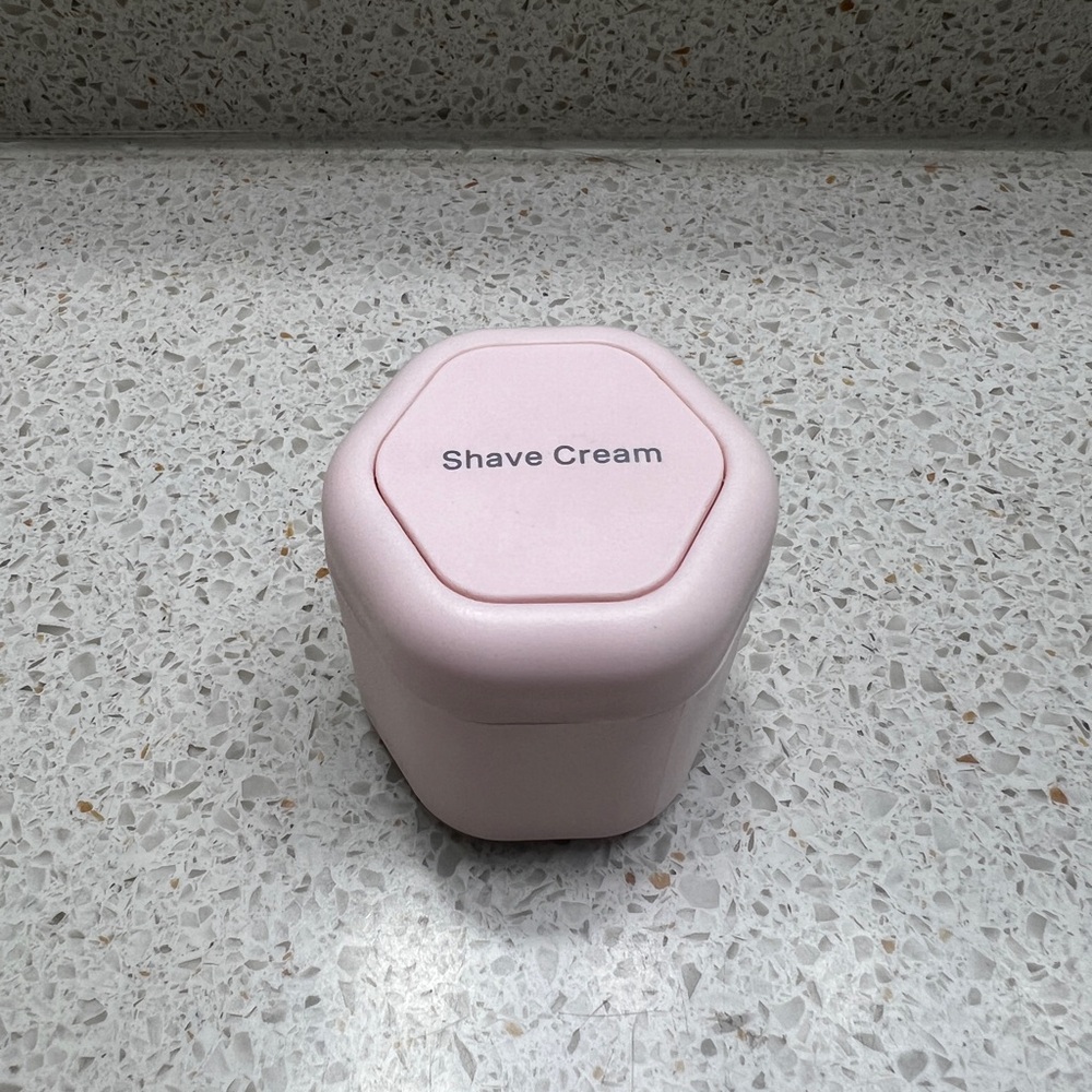 Cadence capsule shave cream petal color (light pink) 1.32 oz, medium size